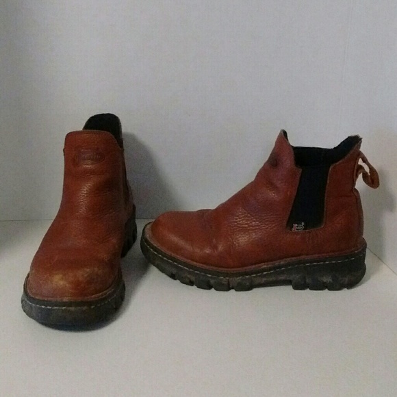 Justin Boots Shoes - WOMEN'S JUSTIN PULL-ON WORK BOOTS GUC